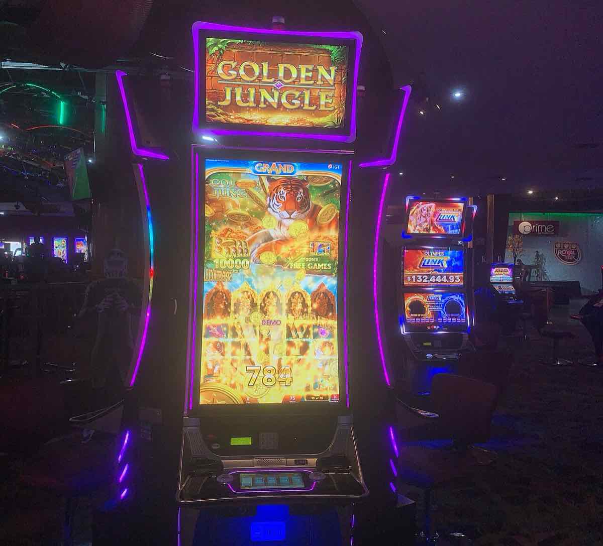 Máquina tragamonedas en un casino de la Ciudad de México