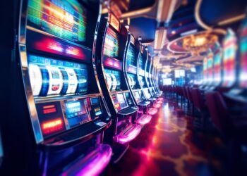 photo of casino slot machines gambling