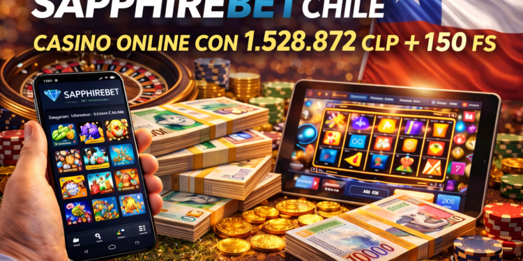 Sapphirebet Chile: casino online con 1.528.872 CLP + 150 FS